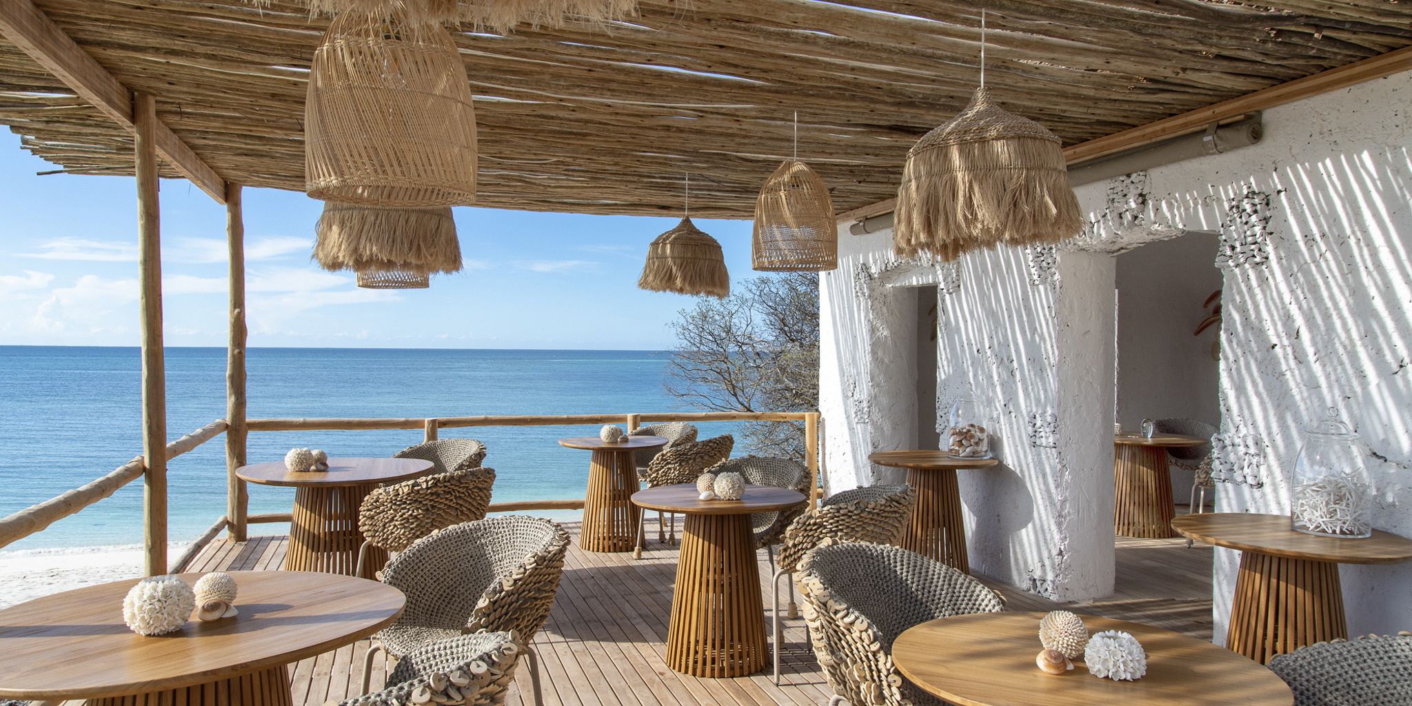 dining area, fanjove island, mainland coast, tanzania