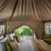 bedroom, siwandu camp, nyerere national park, tanzania