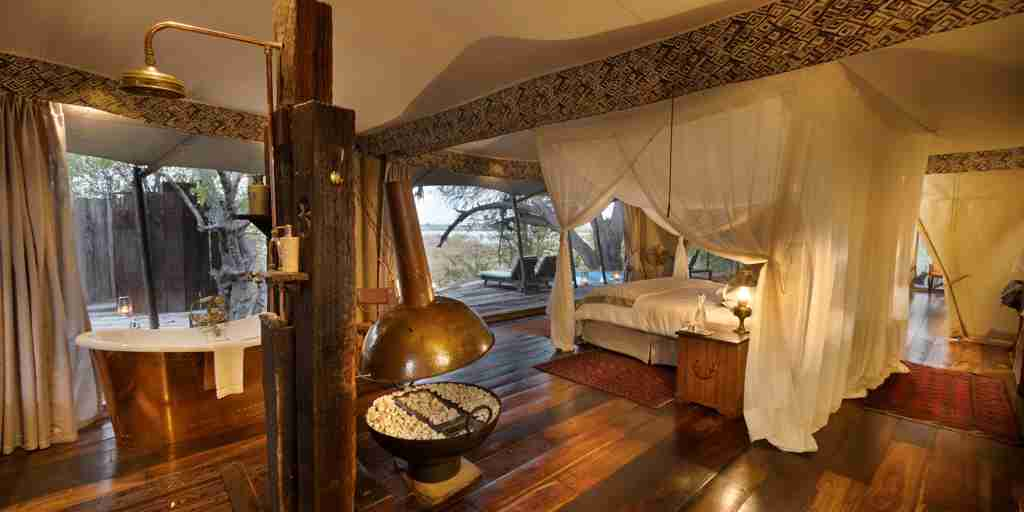 full suite, zarafa camp, the linyanti, botswana