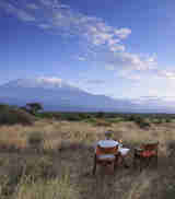 Views of Mount Kilimanjaro from Amboseli, game drive