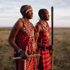 Maasai warriors, Elephant Pepper Camp, Kenya culture