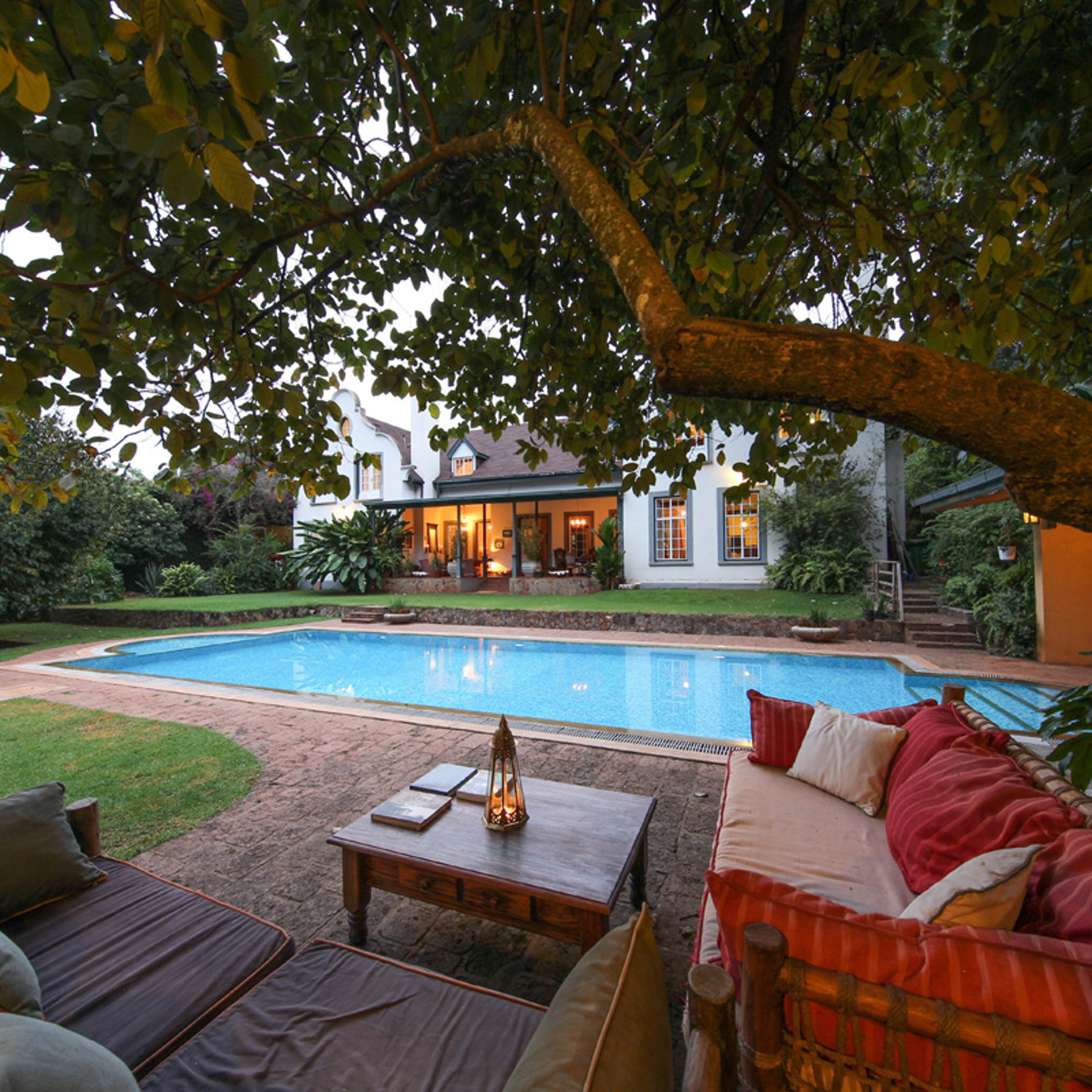 Swimming pool, Karen Gables, Nairobi, Kenya safari