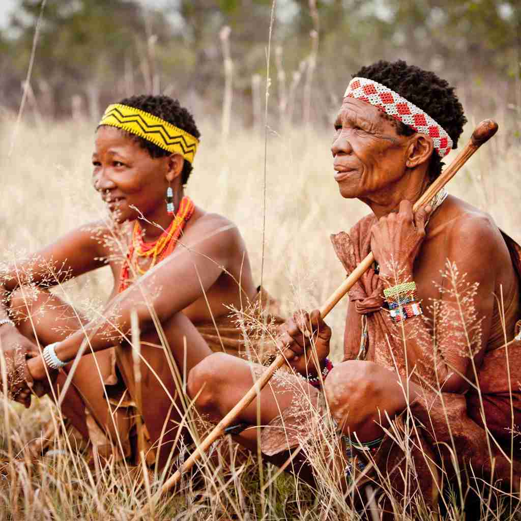 Bushmen experience, San Camp, Makgadikgadi Salt Pans, Botswana