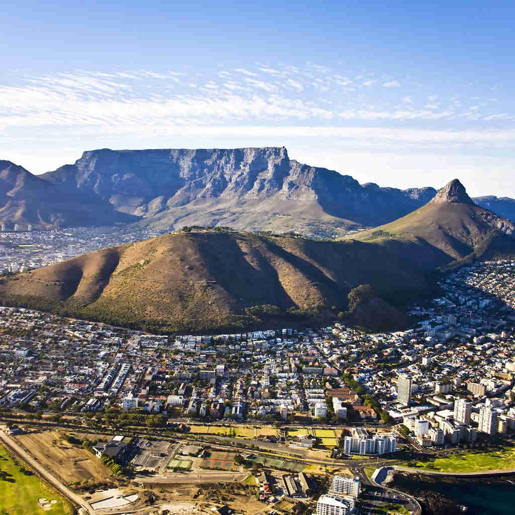 Table top mountain, cape town, south africa