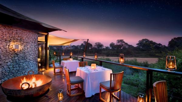 candle lit dining, cape and safari honeymoon, south africa