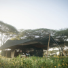 tent exterior, wayo serengeti green camp, the serengeti, tanzania