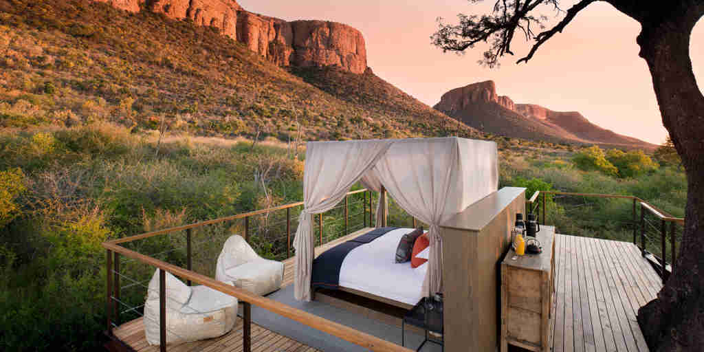 star beds, marataba safari lodge, marakele national park, south africa