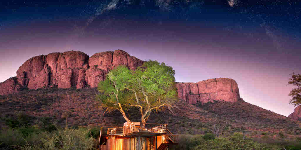 treehouse, marataba safari lodge, marakele national park, south africa