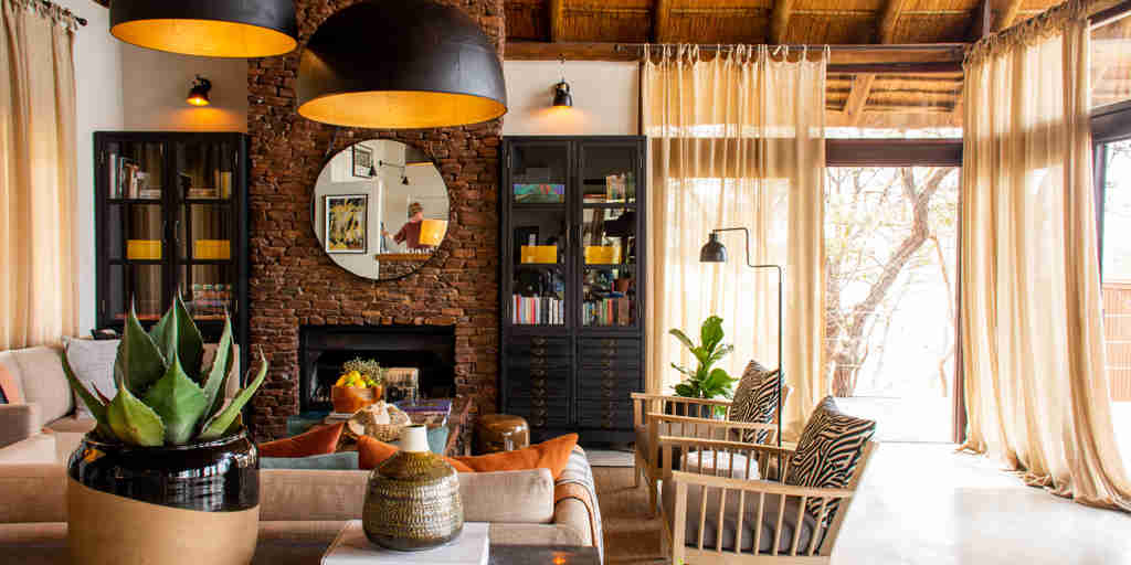 living room, Marataba Founders Camp, Marataba Reserve, South Africa