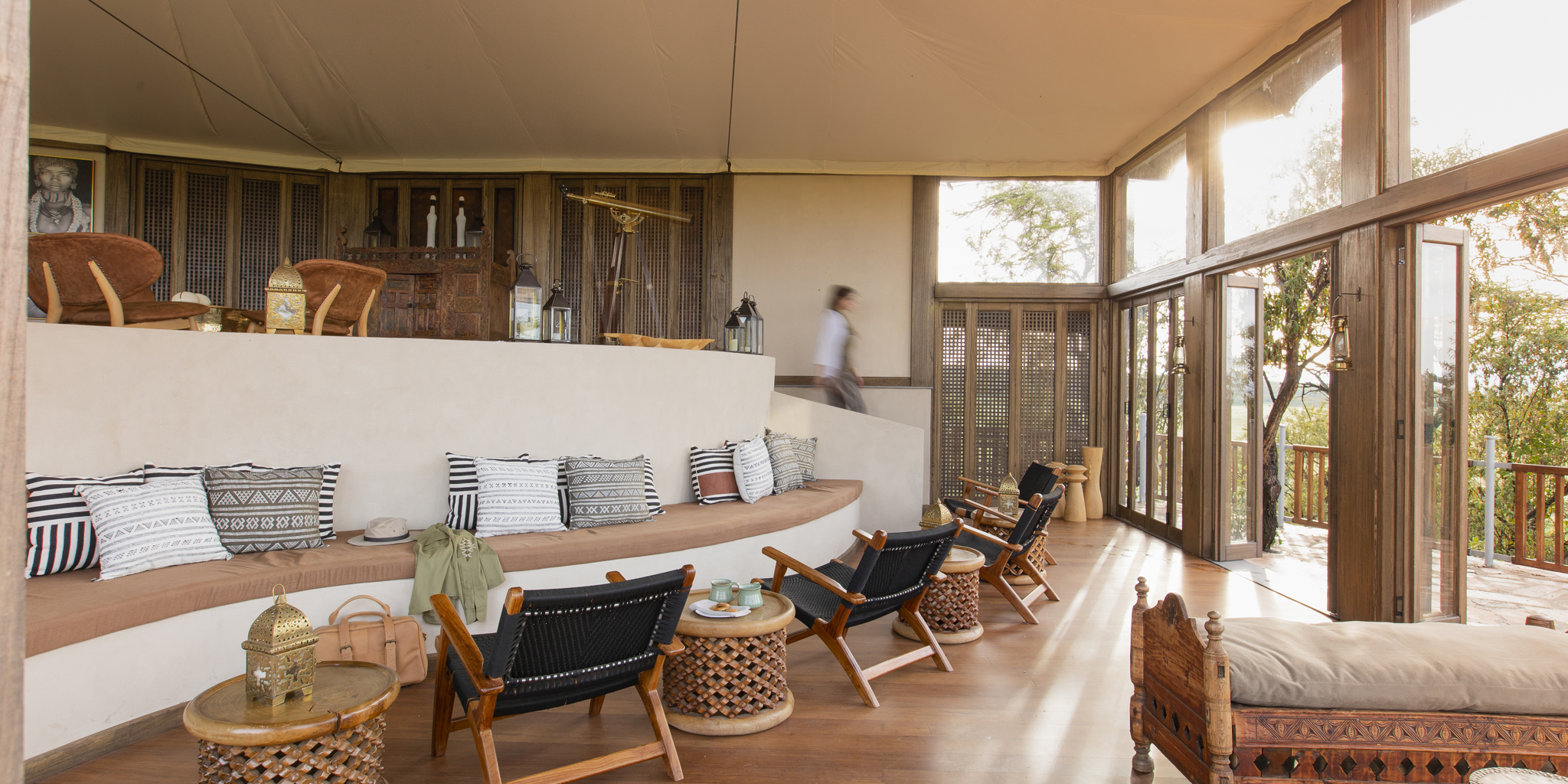 baraza lounge, ol seki hemingways, greater mara conservancies, kenya