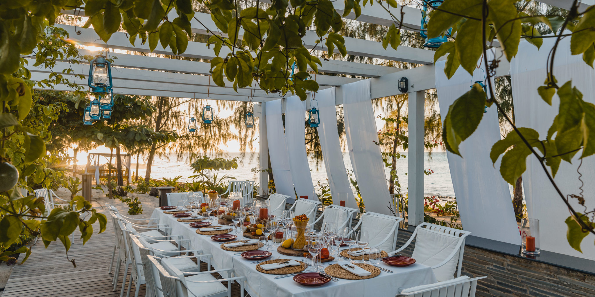 dining, thanda island, Zanzibar, Tanzania
