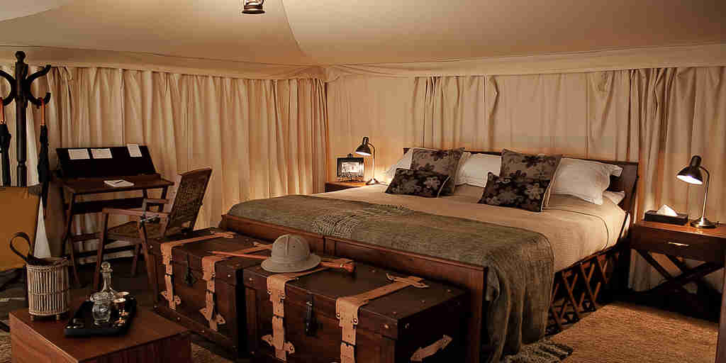 bedroom, Elewana Serengeti Pioneer Camp, the serengeti, tanzania