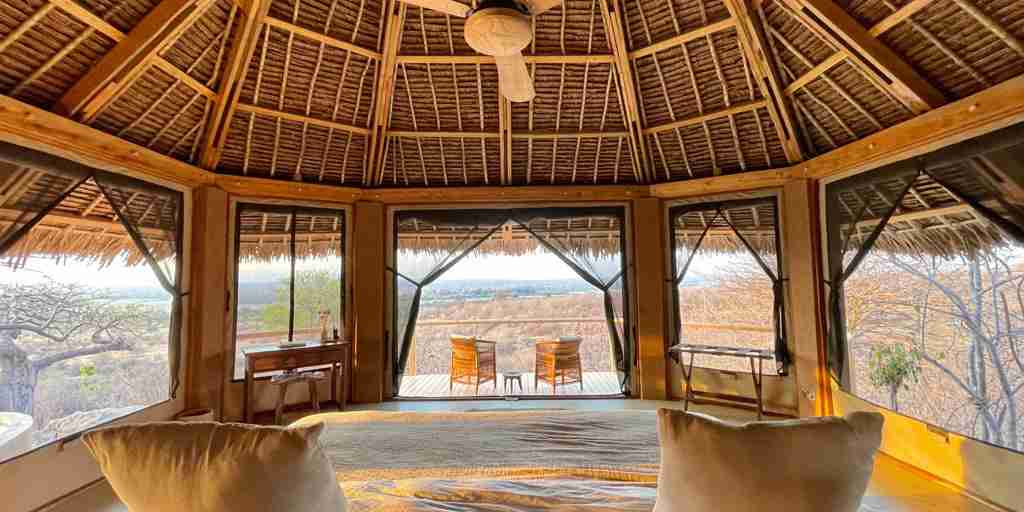 zumbua suite view, kichaka expeditions, ruaha national park, tanzania