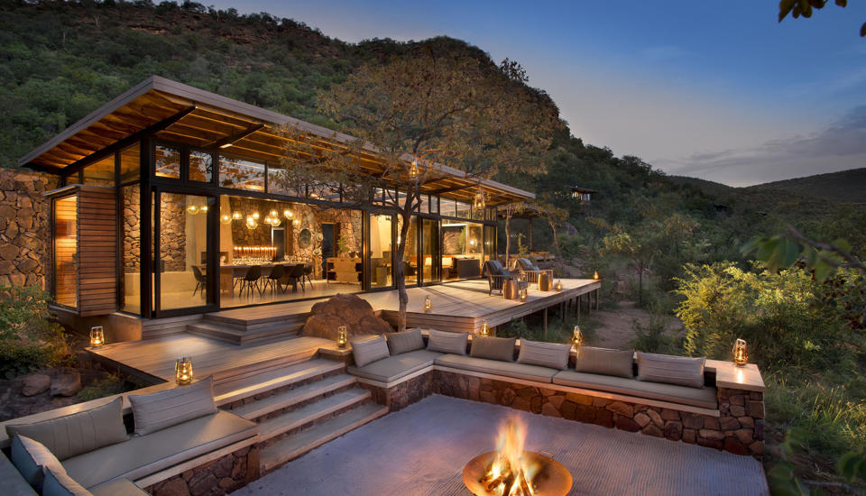 main area fire, marataba mountain lodge, marakele national park, south africa