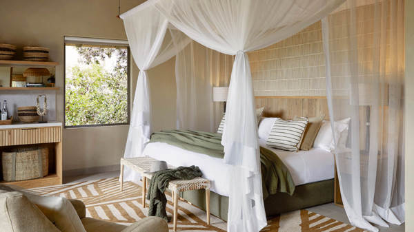 bedroom, londolozi founders camp, sabi sand reserves, south africa