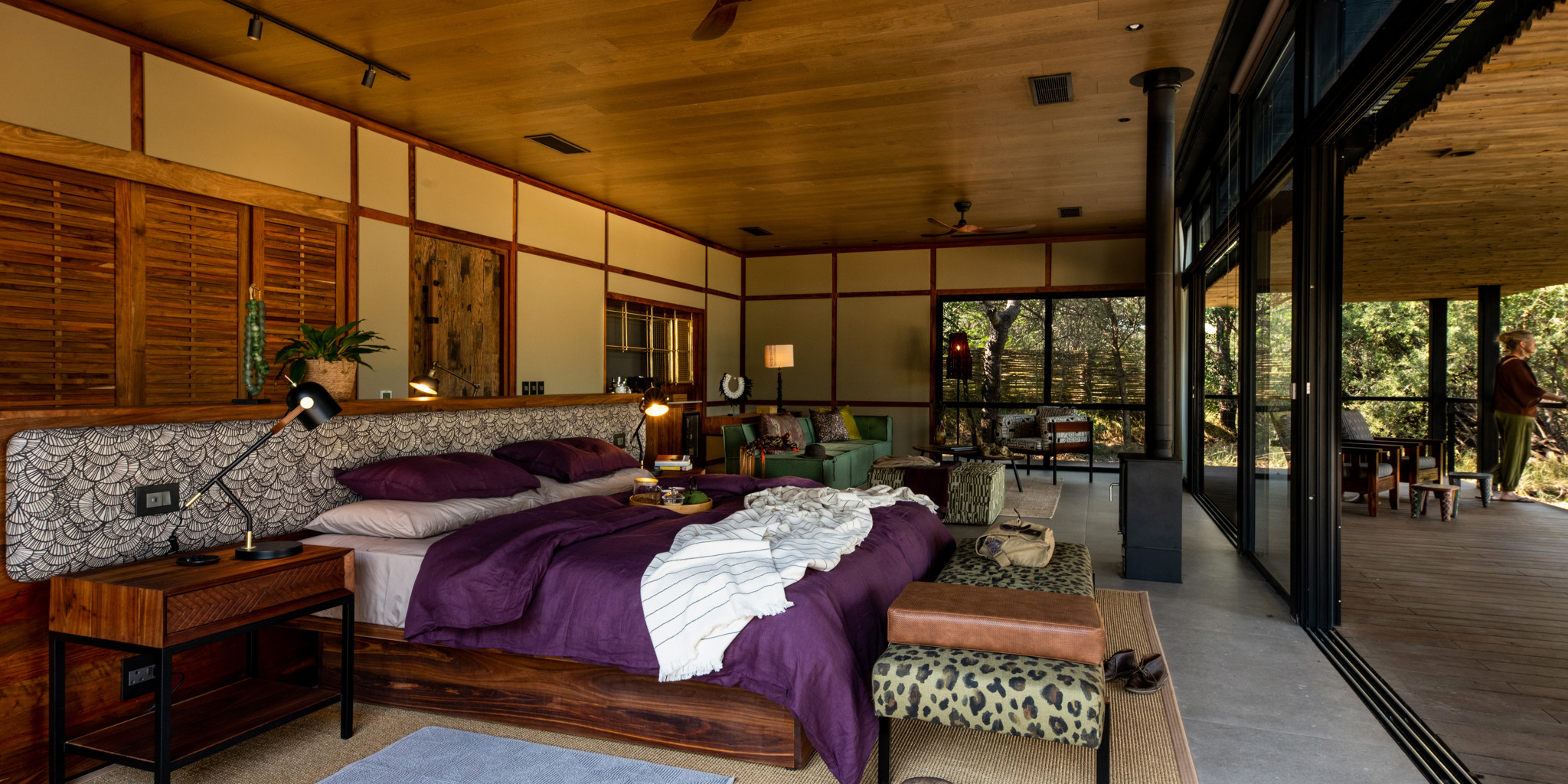 suite interior, tanda tula safari camp, timbavati private game reserve, south africa