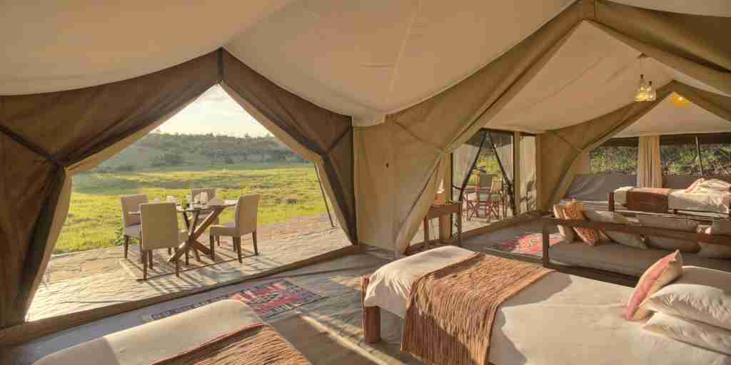 bedroom, kicheche mara, greater mara conservancies, kenya