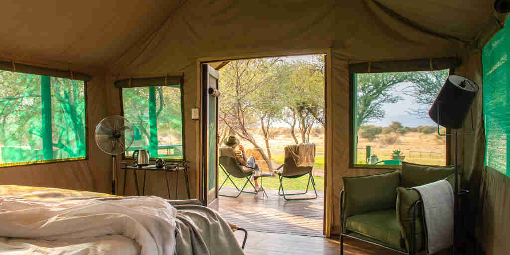 tent with a view, marataba explorers camp, marataba reserve, south africa