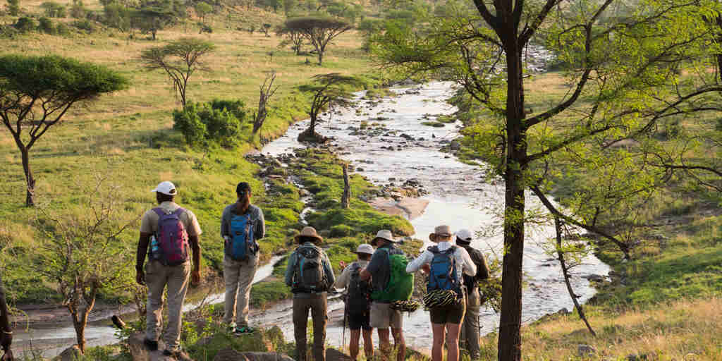 walking safari, wayo walking camp, the serengeti, tanzania