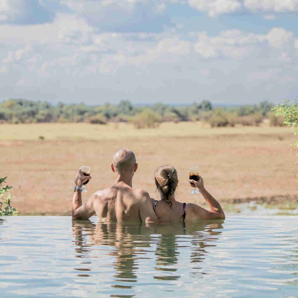 river lodge pool, luangwas hidden value trip, zambia