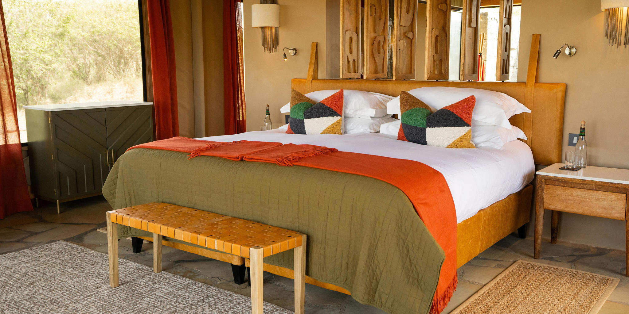 double tent, naboisho camp, greater mara conservancies, kenya