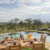 lunch by the pool, naboisho camp, greater mara conservancies, kenya