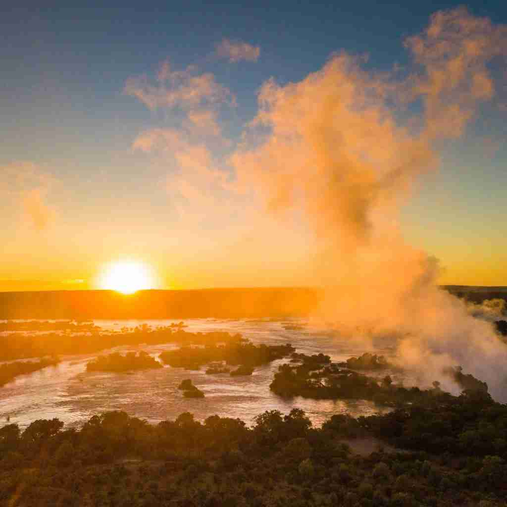 sunset, victoria falls and a taste of safari, zimbabwe trips