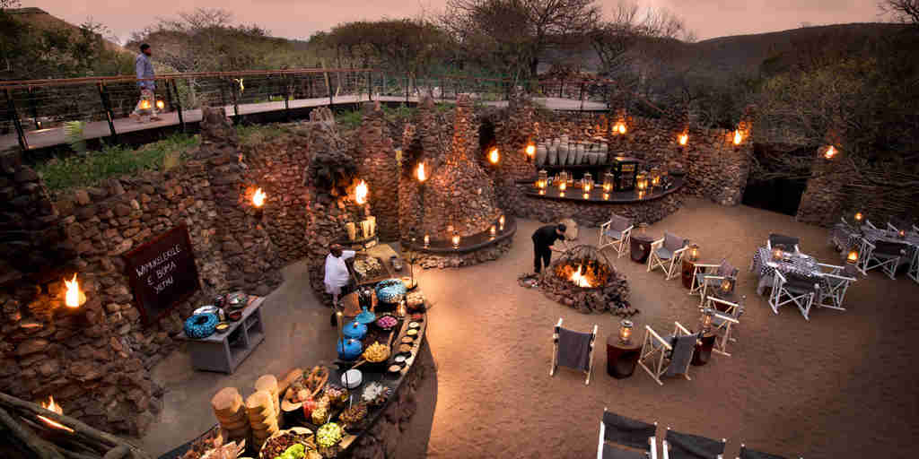 outdoor area, Phinda Mountain Lodge, south africa