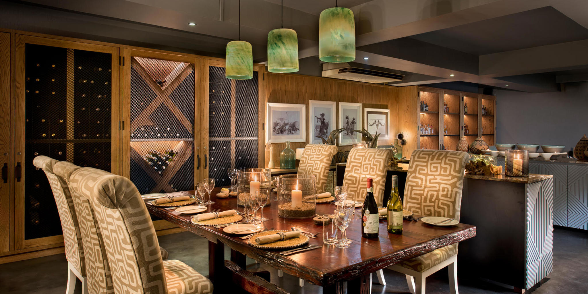 wine cellar, Phinda Mountain Lodge, south africa