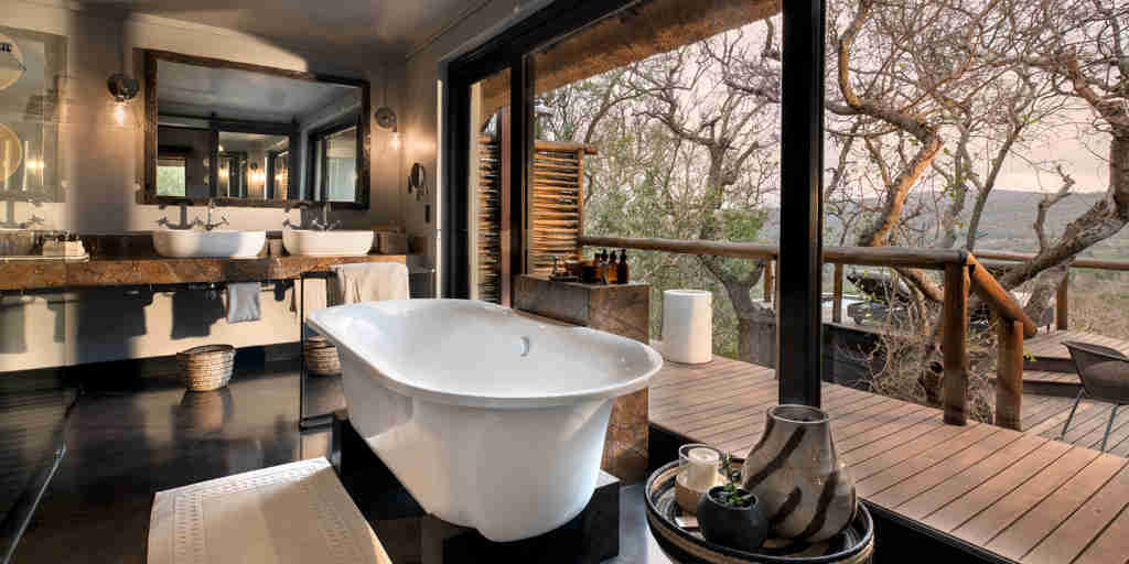 bathroom suite, Phinda Mountain Lodge, south africa