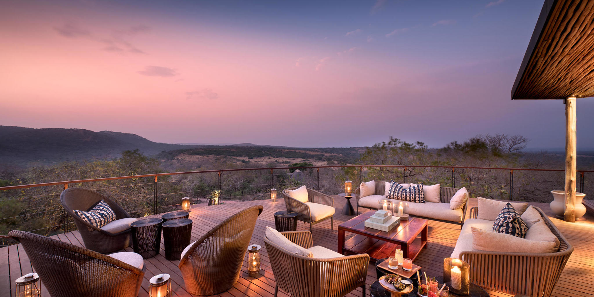 guest area, Phinda Mountain Lodge, south africa