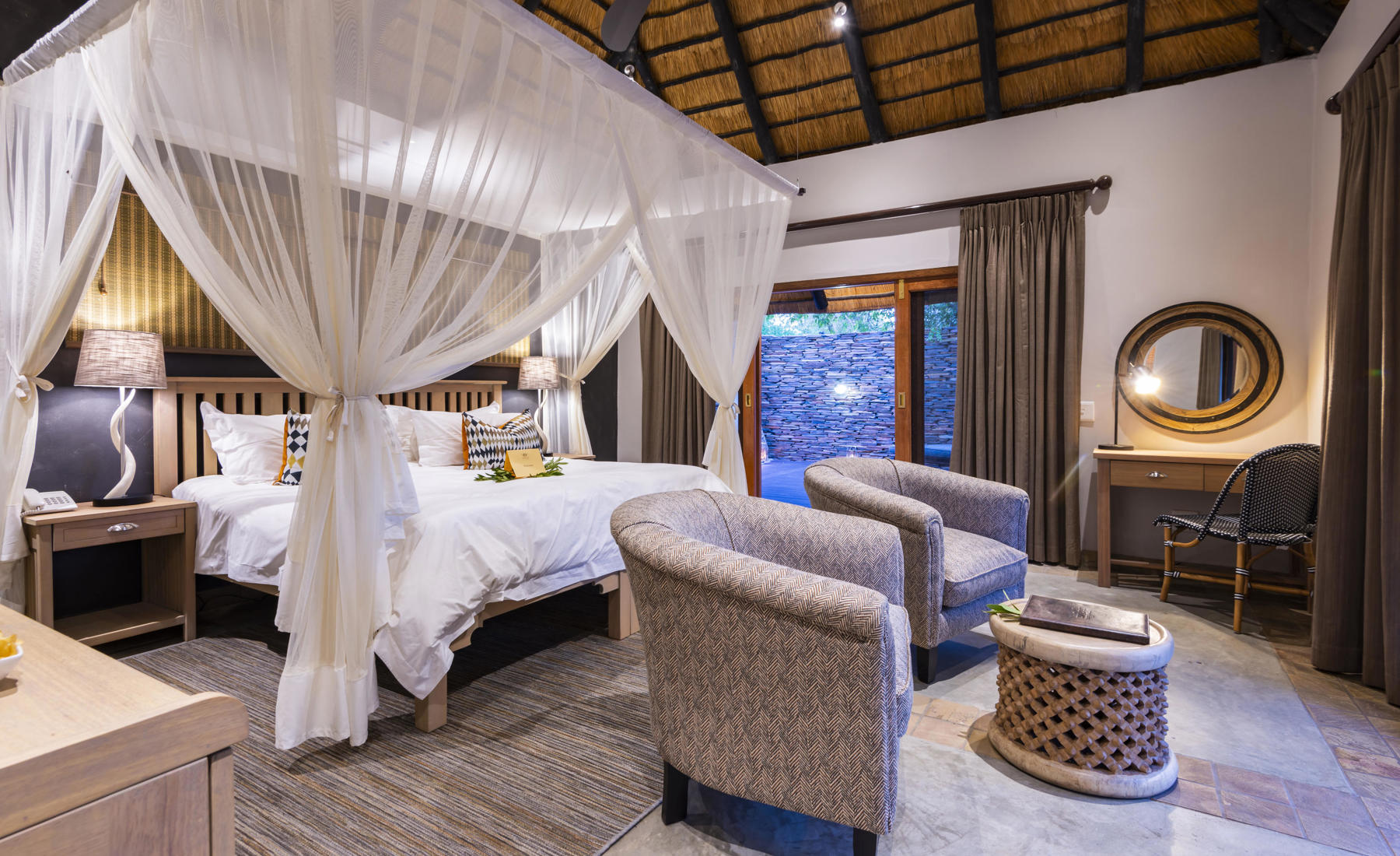 mian bedroom inyati lodge sabi sands reserves south africa