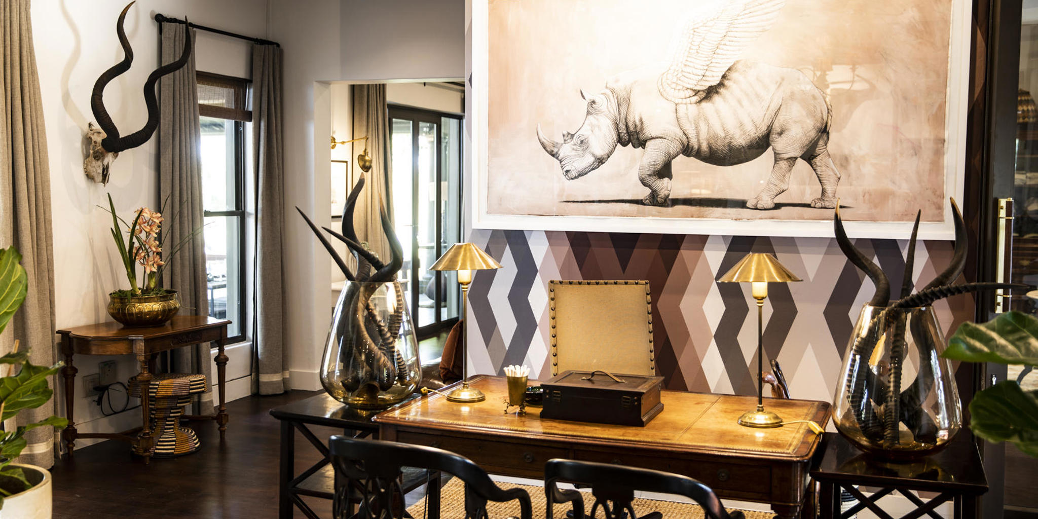 Reception, rattrays on mala mala, sabi sands, south africa