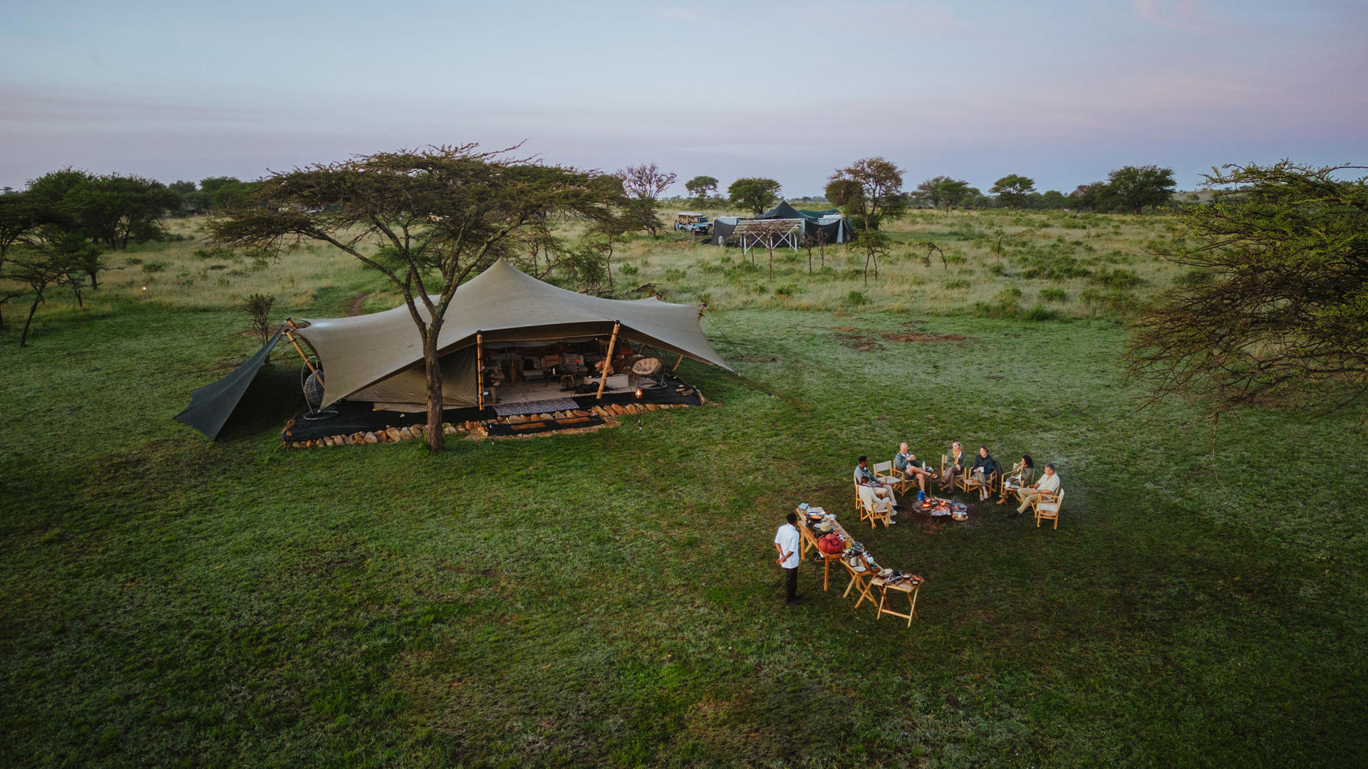 aerial, wilderness usawa, the serengeti, tanzania