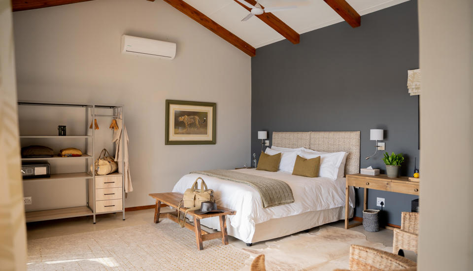 safari room, walkers plains camp, timbavati reserve, south africa