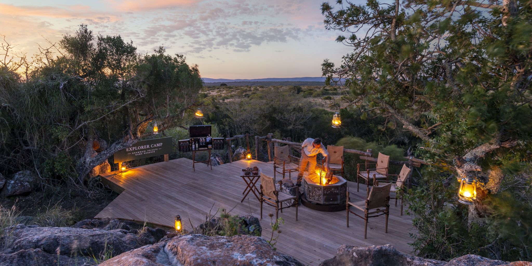 Deck, Shamwari Explorer Camp, Shamwari, South Africa