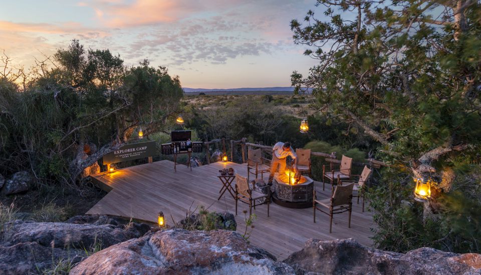 Deck, Shamwari Explorer Camp, Shamwari, South Africa