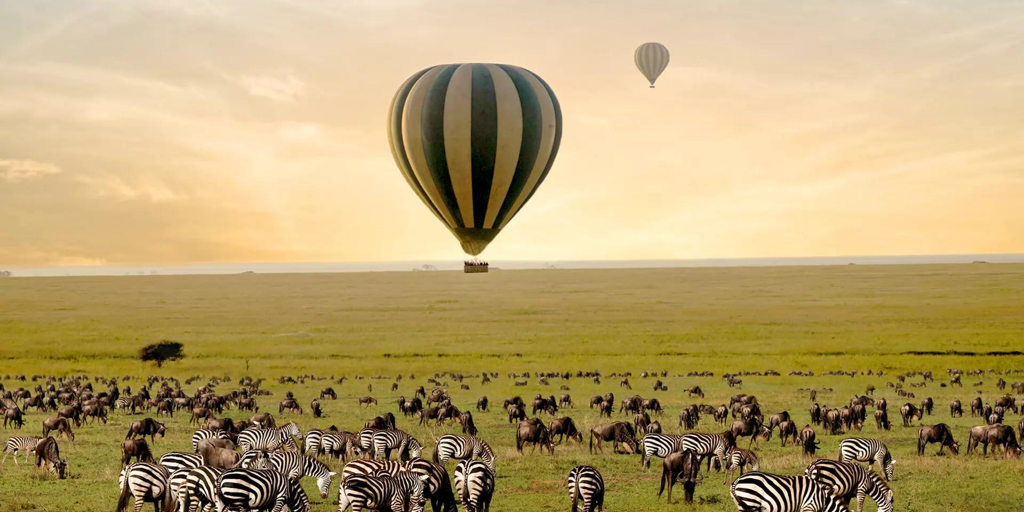 Ballooning, One Nature Mara River, Serengeti NP, Tanzania