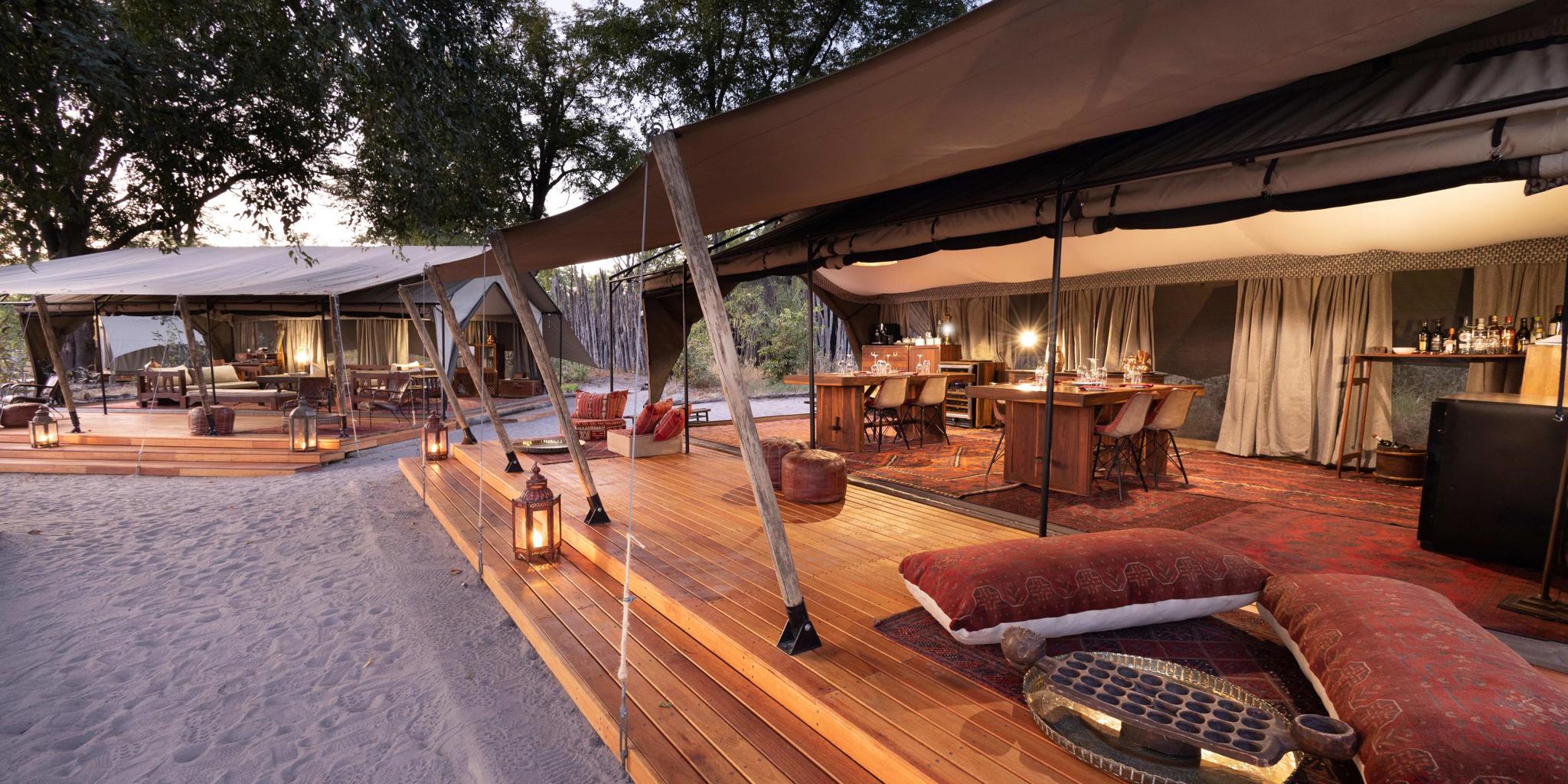 Deck, Selinda Explorers, Linyanti, Botswana