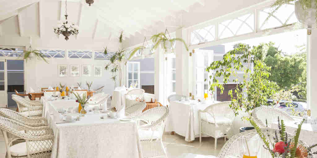 famous breakfasts conservatory at schoone oordt country hotel