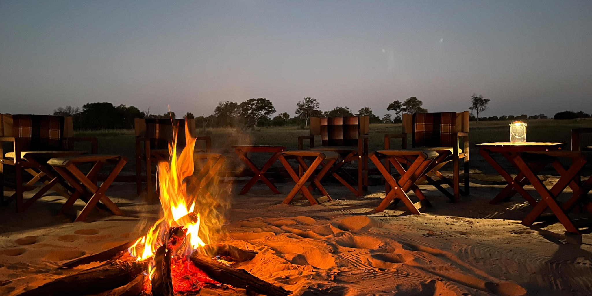 Firepit, Karangoma, Okavango Delta, Botswana