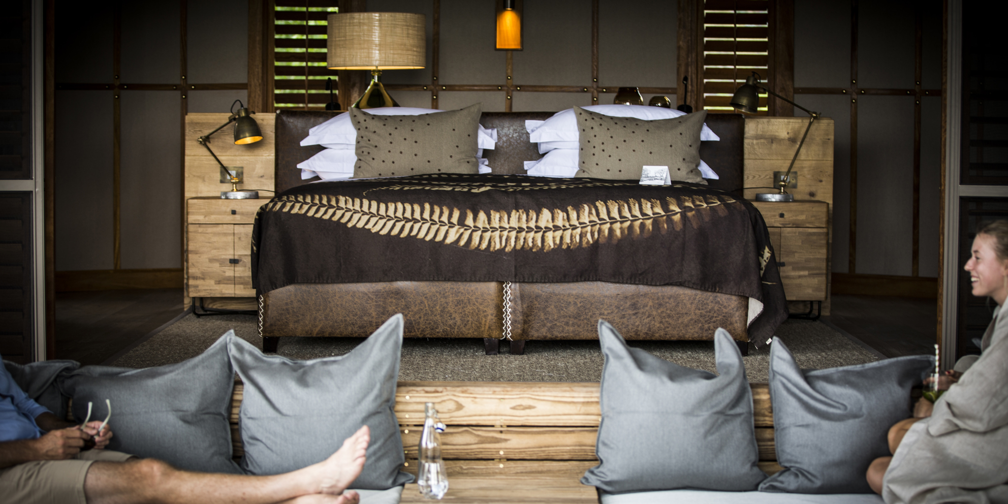 Room, Little Mombo, Moremi Game Reserve, Botswana