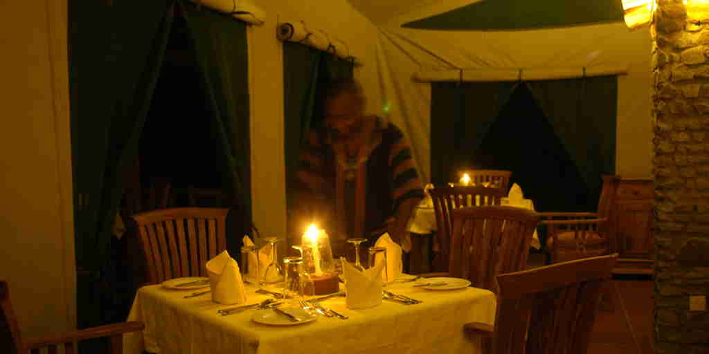07   Dinning Tent by Night