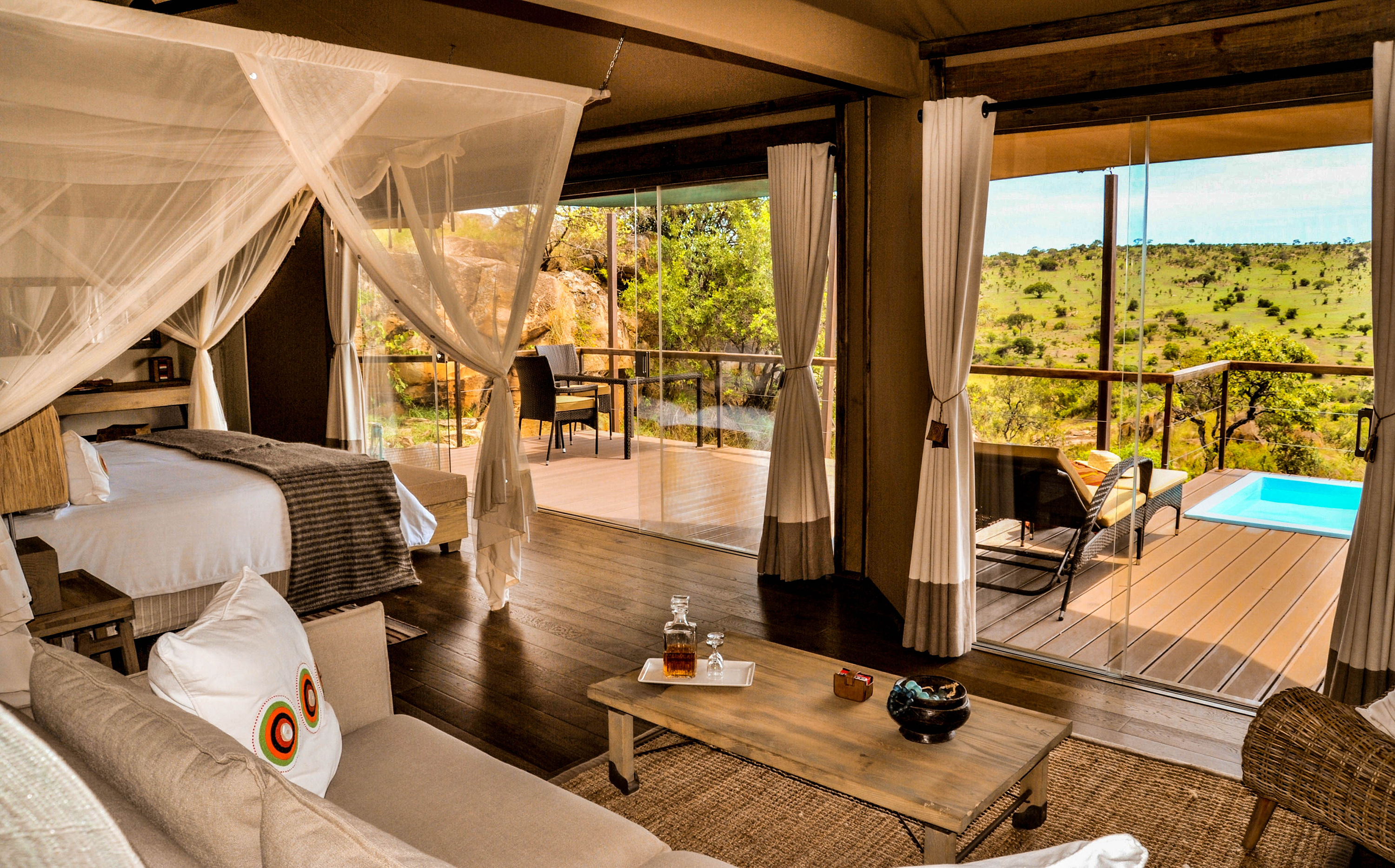 Bedroom View, Lemala Kuria Hills, The Serengeti, Tanzania