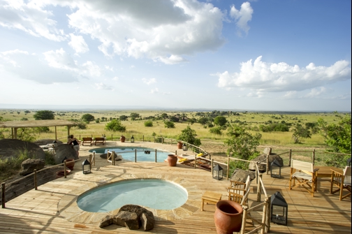 Pool Deck, Mkombe's House, The Serengeti, Tanzania
