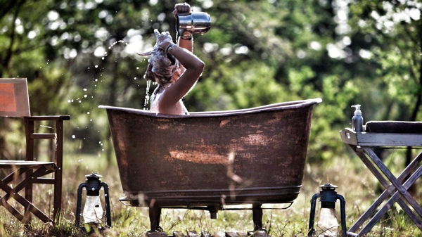Bath, Alex Walker’s Serian Camp, The Serengeti, Tanzania 