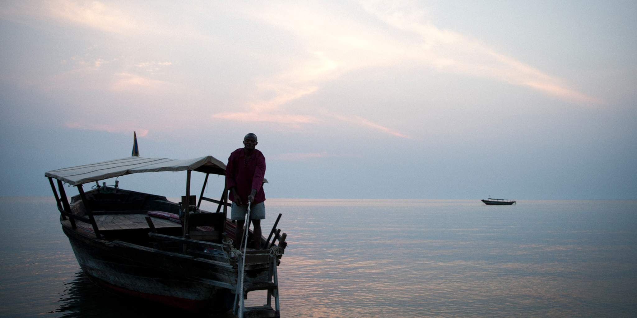 Boating safari, Mahale Mountains National Park, Tanzania