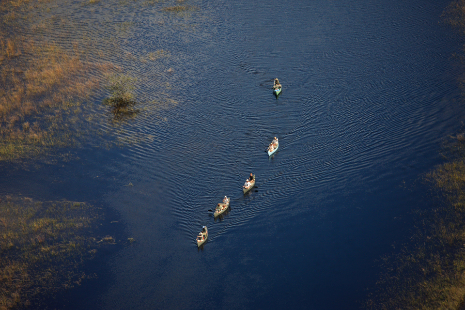 Canoe Trial, Selinda Explorers Camp, The Linyanti, Botswana