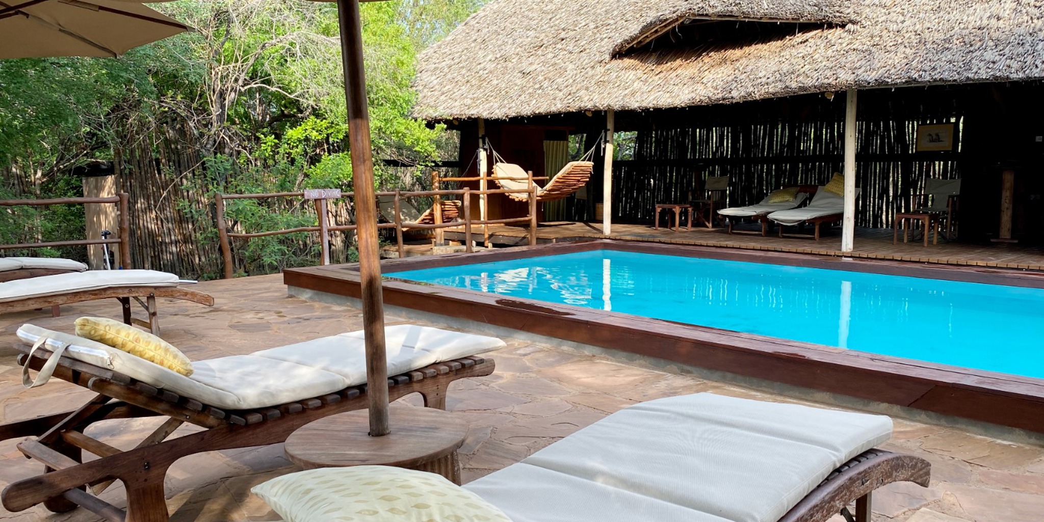 Pool, Selous Impala Camp, Nyerere, Tanzania
