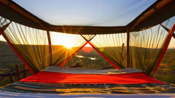 Bed View, Loisaba Star Beds, Laikipia, Kenya
